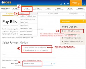 POSB Bill payment